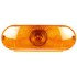 60302Y by TRUCK-LITE - 60 Series, Incandescent, Yellow Oval, 1 Bulb, Front/Park/Turn, Black PVC, Grommet Mount, 12V, Hardwired, Stripped End/Ring Terminal, Kit