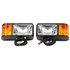 80888 by TRUCK-LITE - Economy, Universal, Halogen, 4 X 6 in. Rectangular, Snow Plow Light, 2 Bulb, Polycarbonate, 12V, Kit