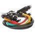 88911 by TRUCK-LITE - Wiring Harness - 88 Series, 15 Plug, Rear, 55 in. License, Stop/Turn/Tail, with Stop/Turn/Tail, M/C, Auxiliary, Tail Breakout, 14 Gauge, Male 7 Pole Plug, Right Angle PL-3, Female .180 Bullet