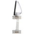 97750 by TRUCK-LITE - 6.25 x 9.75 In., Chrome Plastic, Flat Mirror, Universal