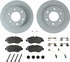 640 4310 00 by ZIMMERMANN - Disc Brake Pad and Rotor Kit for MERCEDES BENZ