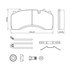 MPBD1517CV by HALDEX - Air Disc Brake Pad