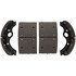 ANA717R by FEDERAL MOGUL-WAGNER - SevereDuty Drum Brake Shoe Set
