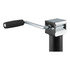 28358 by CURT MANUFACTURING, LLC. - WELD-ON PIPE MOUNT SWIVEL JACK, 5000# CAP. 15" LIFT, SIDE WIND, BLACK