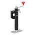 28300 by CURT MANUFACTURING, LLC. - WELD-ON BRACKET MOUNT SWIVEL JACK, 2000# CAP., 10" LIFT, TOP WIND, BLACK