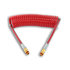 21012R by POWER PRODUCTS - 12'red Coiled Air Hose W/Handle