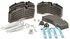 K129276 by BENDIX - ADB22X Brake Pad Kit, Service New