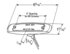 45663-3 by GROTE - Low-Profile Clearance / Marker Light - Built-in Reflector, w/ Bezel, Multi Pack