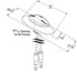47952-3 by GROTE - MicroNova® LED Clearance / Marker Lamp, with Chrome Bezel, P2, Red