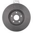 107329GF by NEOTEK - Disc Brake Rotor - Hat Style, For Hydraulic Brakes, 13.78 in. Outside Diameter, Vented