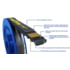 HYE06-035-360 by HYUNDAI - RAIL BOTTOM RAIL BOTTOM