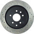 128.42079R by CENTRIC - Sport Cross Drilled Brake Rotor, Right