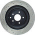 128.42079R by CENTRIC - Sport Cross Drilled Brake Rotor, Right