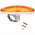 60302Y by TRUCK-LITE - 60 Series, Incandescent, Yellow Oval, 1 Bulb, Front/Park/Turn, Black PVC, Grommet Mount, 12V, Hardwired, Stripped End/Ring Terminal, Kit