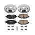 K4744 by POWERSTOP BRAKES - 1 CLICK BRAKE KIT W/HDW